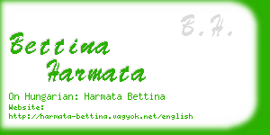 bettina harmata business card